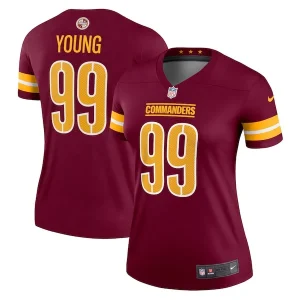 Chase Young Washington Commanders Nike Women's Legend Jersey - Burgundy/Black