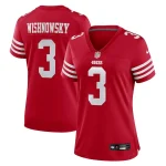 Mitch Wishnowsky San Francisco 49ers Nike Women's Game Jersey - Scarlet