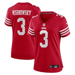 Mitch Wishnowsky San Francisco 49ers Nike Women's Game Jersey - Scarlet