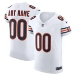 Chicago Bears Nike Vapor F.U.S.E. Elite Custom Jersey - White