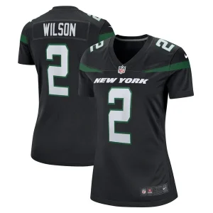 Zach Wilson New York Jets Nike Women's Player Jersey - Black/Green/White