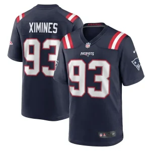 Oshane Ximines New England Patriots Nike Game Jersey - Navy