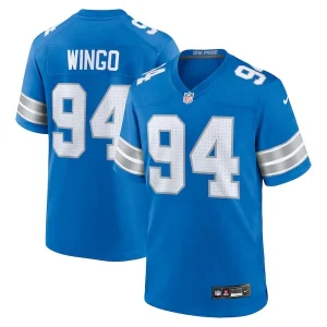 Mekhi Wingo Detroit Lions Nike Team Game Jersey - Blue