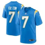 Kristian Fulton Los Angeles Chargers Nike Team Game Jersey - Powder Blue