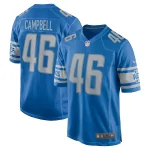 Jack Campbell Detroit Lions Nike 2023 NFL Draft First Round Pick Game Jersey - Blue