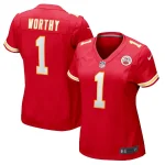 Xavier Worthy Kansas City Chiefs Nike Women's Game Jersey - Red