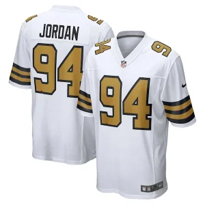 Cameron Jordan New Orleans Saints Nike Alternate Game Jersey - White/Black