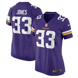 Aaron Jones Minnesota Vikings Nike Women's Game Jersey - Purple/White