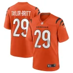 Cam Taylor-Britt Cincinnati Bengals Nike Alternate Game Jersey - Orange/Black/White