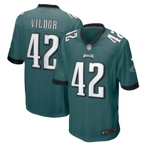 Kindle Vildor Philadelphia Eagles Nike Game Jersey - Midnight Green