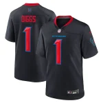 Stefon Diggs Houston Texans Nike Alternate Game Jersey - Navy/Red