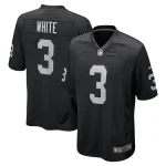 Zamir White Las Vegas Raiders Nike Team Game Jersey - Black