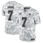 Trevon Diggs Dallas Cowboys Nike 2024 Salute to Service Limited Jersey - Arctic Camo