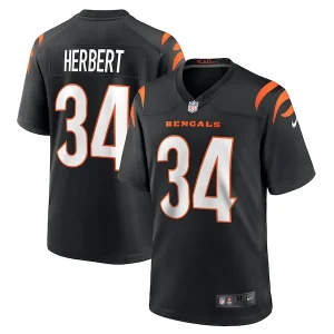 Khalil Herbert Cincinnati Bengals Nike Game Jersey - Black