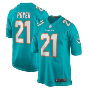 Jordan Poyer Miami Dolphins Nike Game Jersey - Aqua