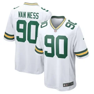 Lukas Van Ness Green Bay Packers Nike Game Jersey - White