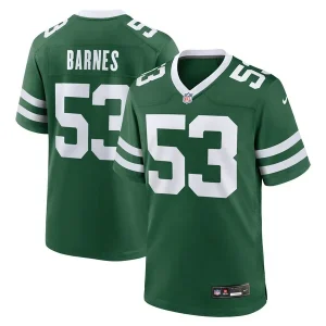 Zaire Barnes New York Jets Nike Team Game Jersey - Legacy Green