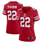 Isaac Yiadom San Francisco 49ers Nike Women's Team Game Jersey - Scarlet