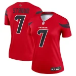 C.J. Stroud Houston Texans Nike Women's Alternate Legend Player Performance Top - Red/Navy