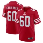 Sebastian Gutierrez San Francisco 49ers Nike Team Game Jersey - Scarlet
