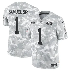 Deebo Samuel Sr San Francisco 49ers Nike 2024 Salute to Service Limited Jersey - Arctic Camo