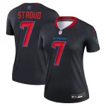 C.J. Stroud Houston Texans Nike Women's Alternate Legend Player Performance Top - Navy/Red