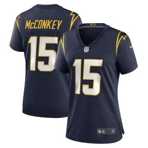 Ladd McConkey Los Angeles Chargers Nike Women's Alternate Game Jersey - Navy/Royal/White