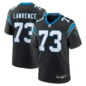 Rashard Lawrence Carolina Panthers Nike Game Jersey - Black