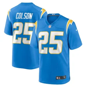 Junior Colson Los Angeles Chargers Nike Team Game Jersey - Powder Blue