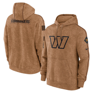 Washington Commanders Men's Nike Brown 2023 Salute To Service Club Pullover Hoodie