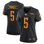 Jayden Daniels Washington Commanders Nike Women's Alternate Game Player Jersey - Black/White