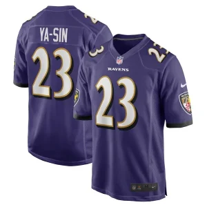 Rock Ya-Sin Baltimore Ravens Nike Game Jersey - Purple