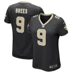 Drew Brees New Orleans Saints Nike Women's Game Player Jersey - Black/White