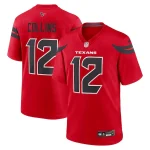 Nico Collins Houston Texans Nike Alternate Game Jersey - Red/White/Navy