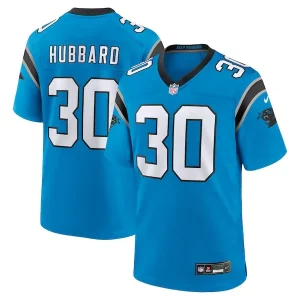 Chuba Hubbard Carolina Panthers Nike Alternate Game Jersey - Blue/Black