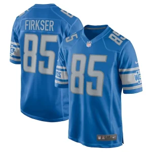 Anthony Firkser Detroit Lions Nike Team Game Jersey - Blue