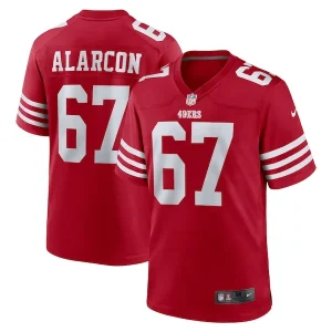 Isaac Alarcon San Francisco 49ers Nike Team Game Jersey - Scarlet