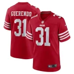 Isaac Guerendo San Francisco 49ers Nike Game Jersey - Scarlet