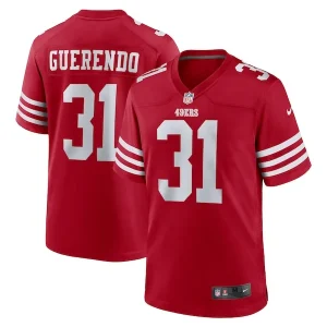 Isaac Guerendo San Francisco 49ers Nike Game Jersey - Scarlet