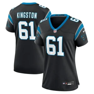 Jarrett Kingston Carolina Panthers Nike Women's Game Jersey - Black
