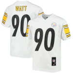 T.J. Watt Pittsburgh Steelers Youth Replica Player Jersey - White