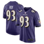 Bravvion Roy Baltimore Ravens Nike Game Jersey - Purple