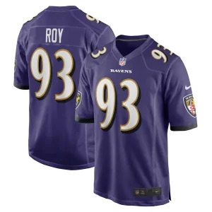 Bravvion Roy Baltimore Ravens Nike Game Jersey - Purple