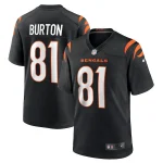 Jermaine Burton Cincinnati Bengals Nike Game Jersey - Black