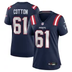 Lester Cotton Sr. New England Patriots Nike Women's Team Game Jersey - Navy