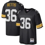 Jerome Bettis Pittsburgh Steelers Big & Tall 1996 Retired Player Replica Jersey - Black