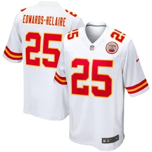 Clyde Edwards-Helaire Kansas City Chiefs Nike Game Jersey - White
