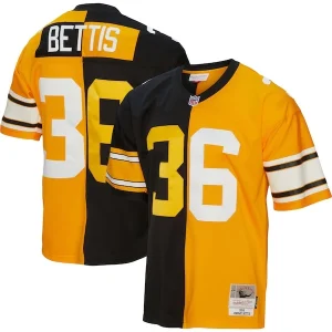 Jerome Bettis Pittsburgh Steelers 1996 Split Legacy Replica Jersey - Black/Gold