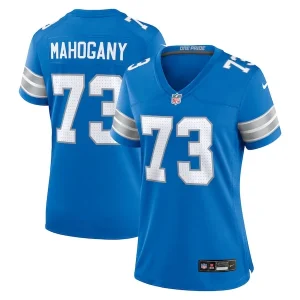 Christian Mahogany Detroit Lions Nike Women's Team Game Jersey - Blue