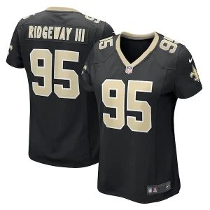 John Ridgeway III New Orleans Saints Nike Women's Game Jersey - Black